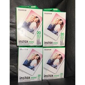 80 Prints Fujifilm Instax Mini Instant Film for Fuji 12 11 9 8 & Mini Cameras